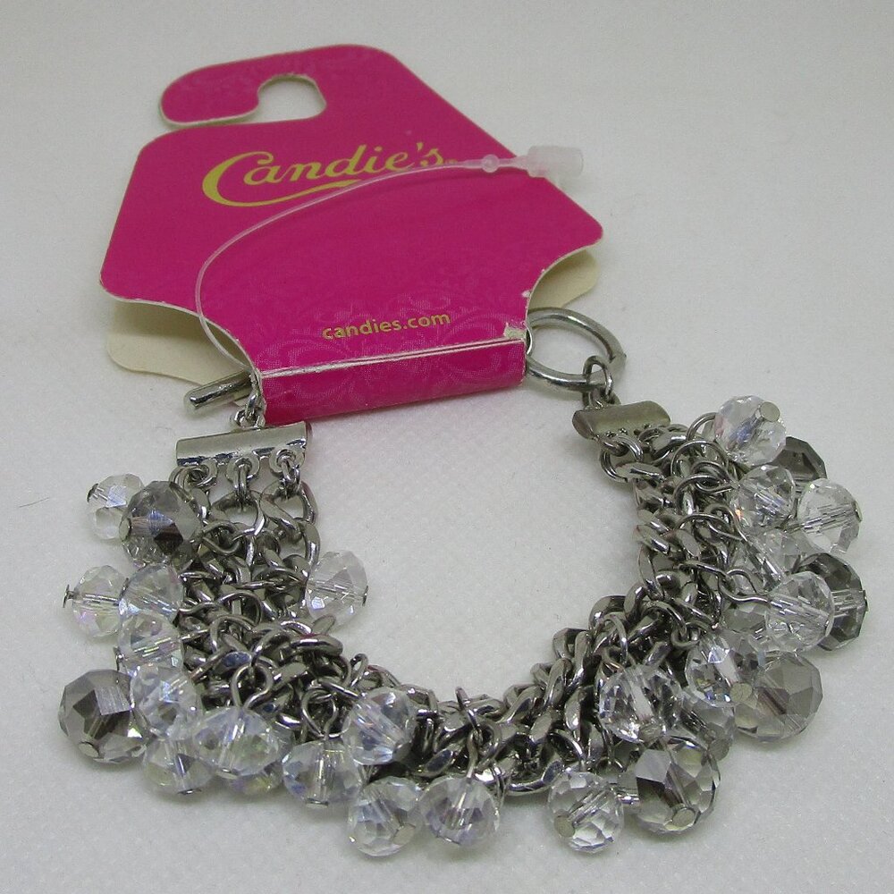crystal beaded charm bracelet